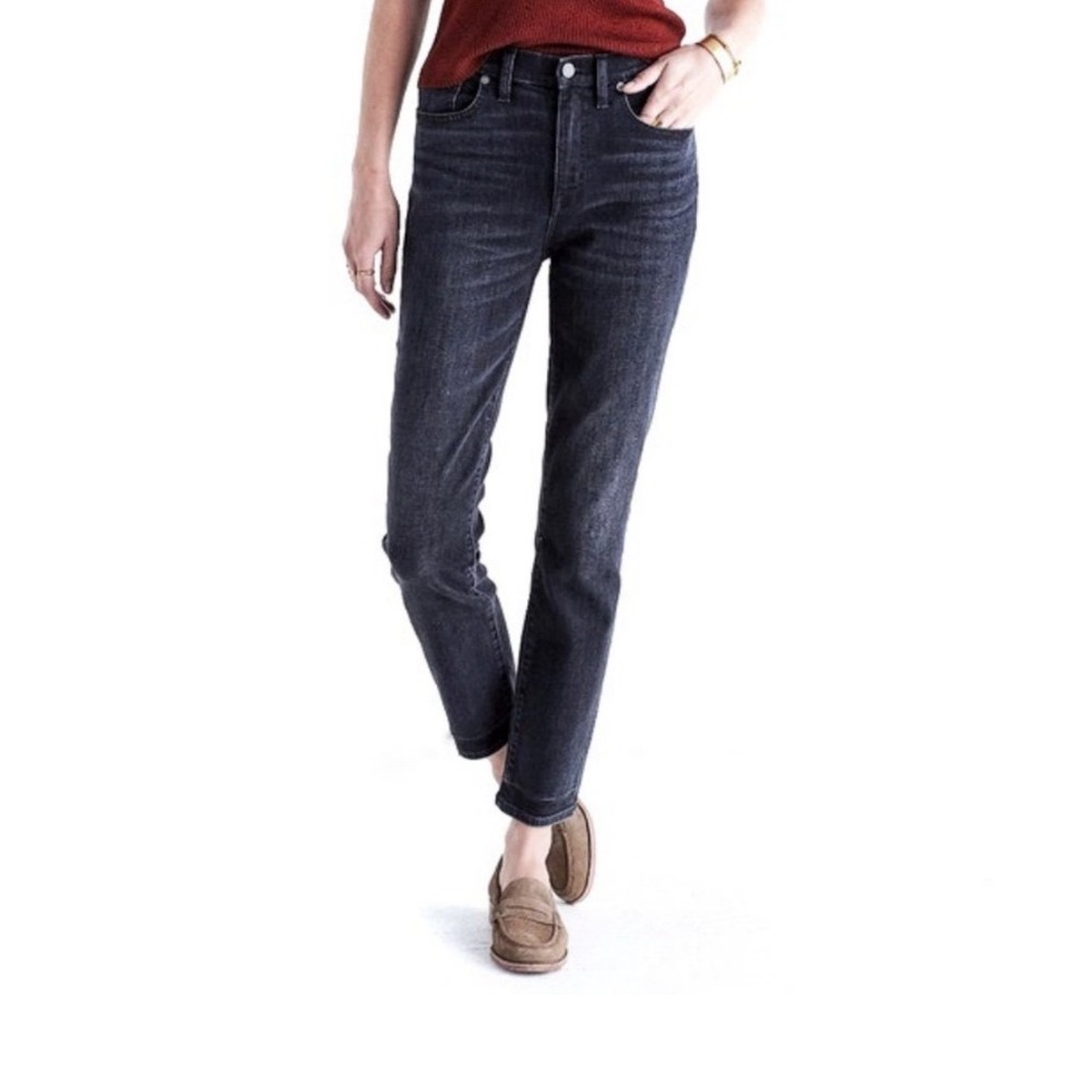 Madewell Women's Cruiser Straight High Rise in Weller Wash Denim Jeans Size 29